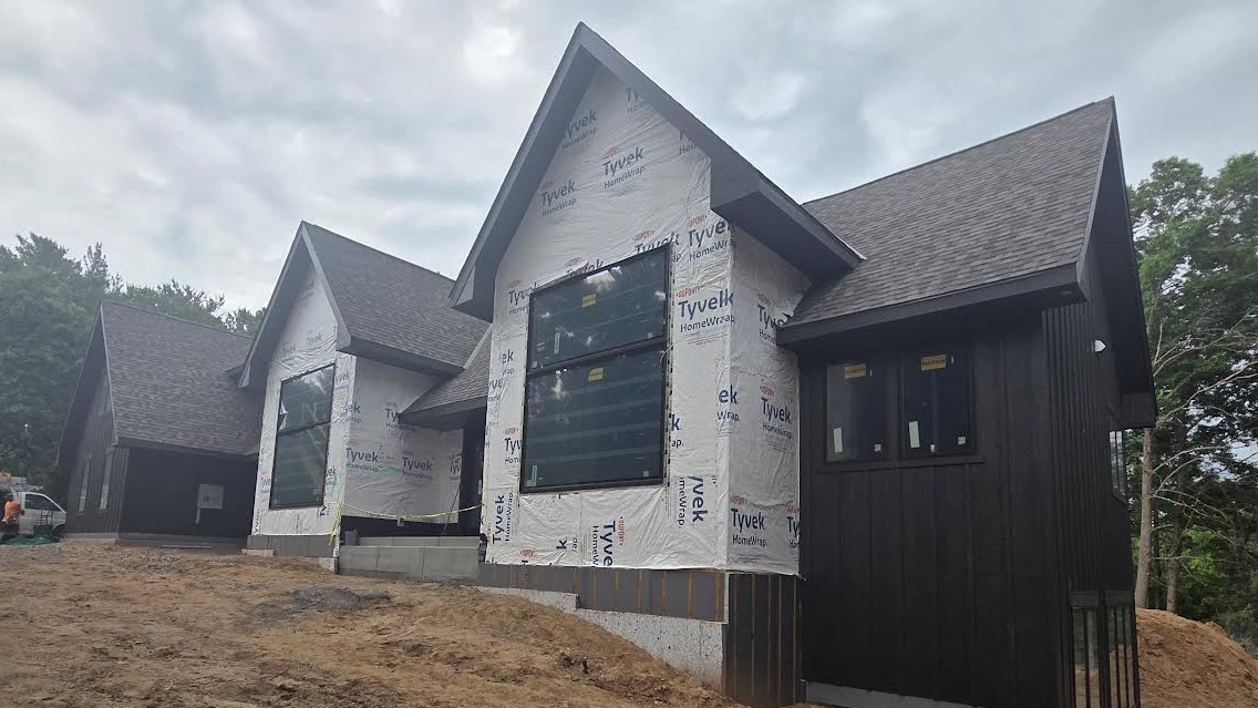 Photo of an in progress Lake Elmo, MN roof.