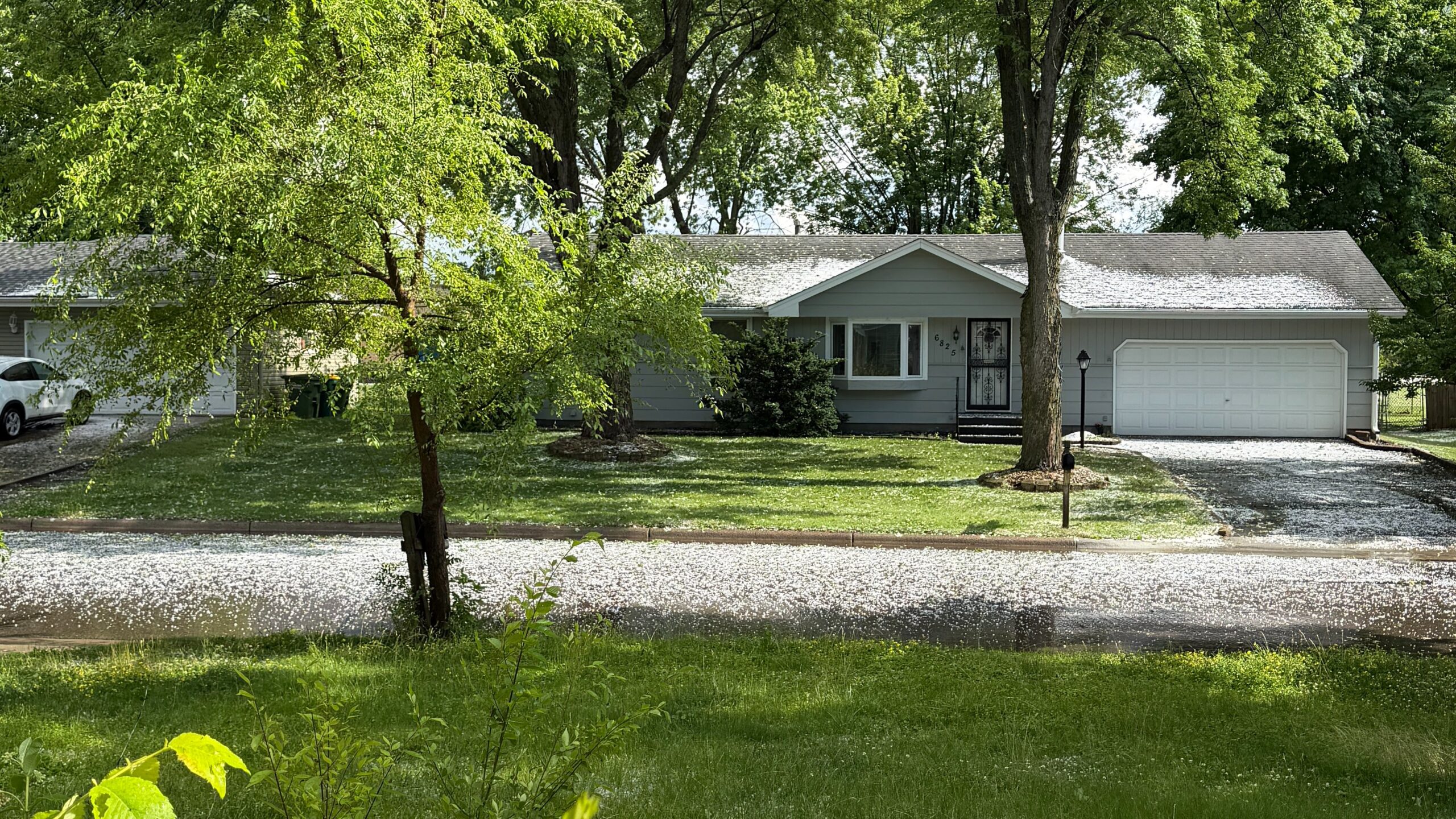 Photo of an in progress Lake Elmo, MN roof.