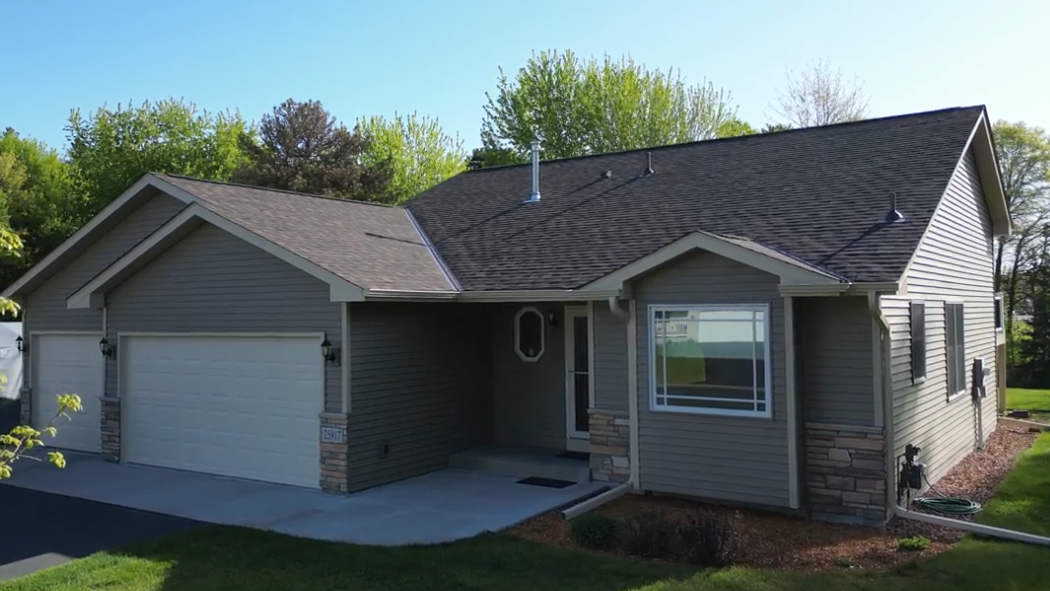 Photo of a completed Forest Lake, MN home after an entire exterior remodel.