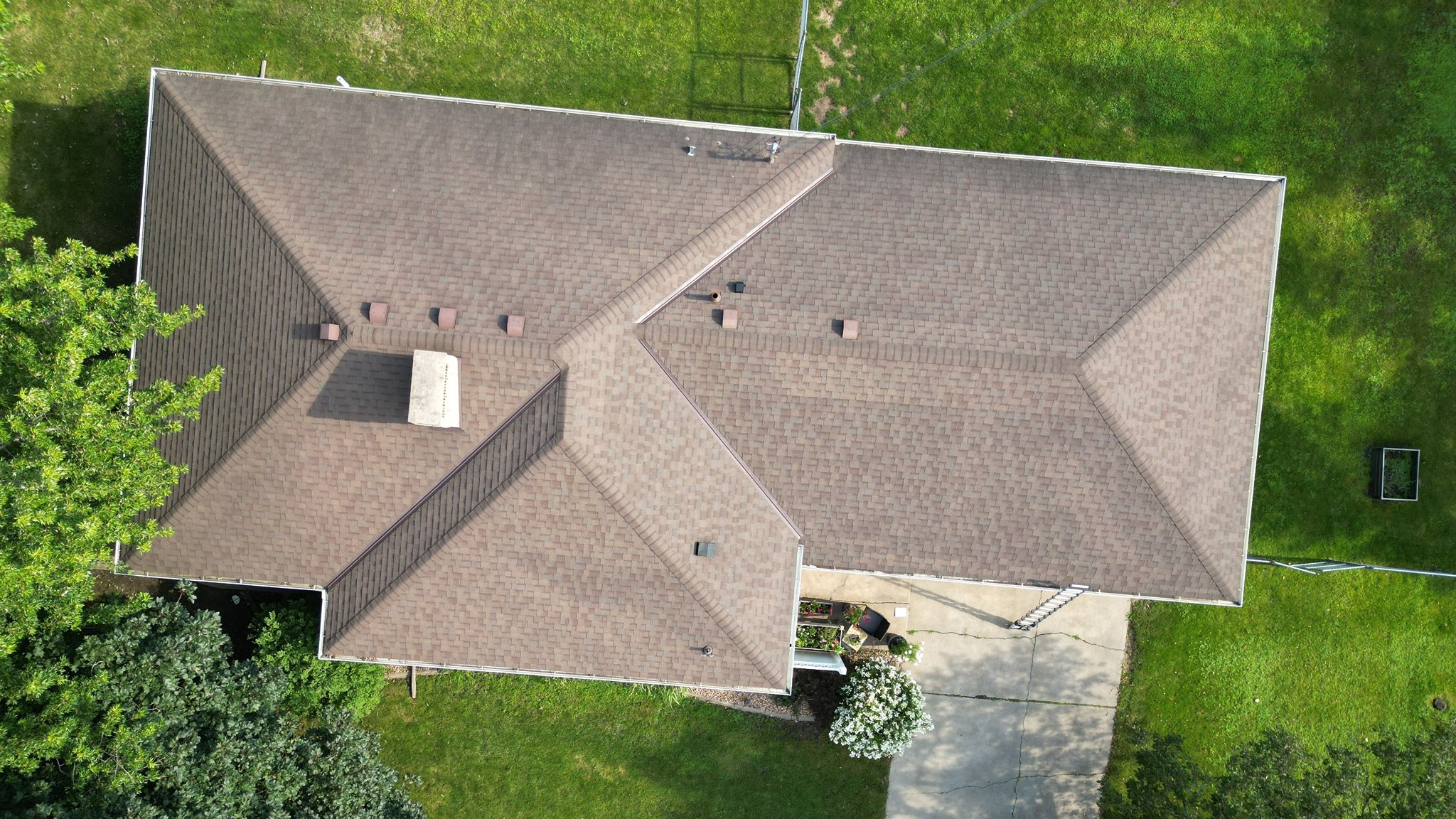 Photo of an in progress Lake Elmo, MN roof.