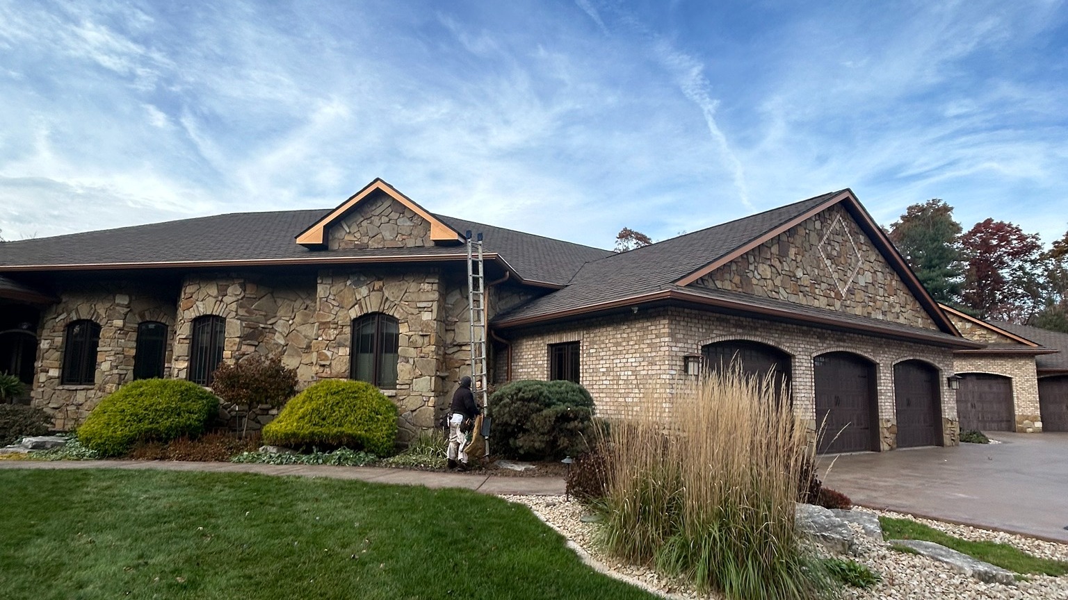 Photo of a completed Forest Lake, MN home after an entire exterior remodel.