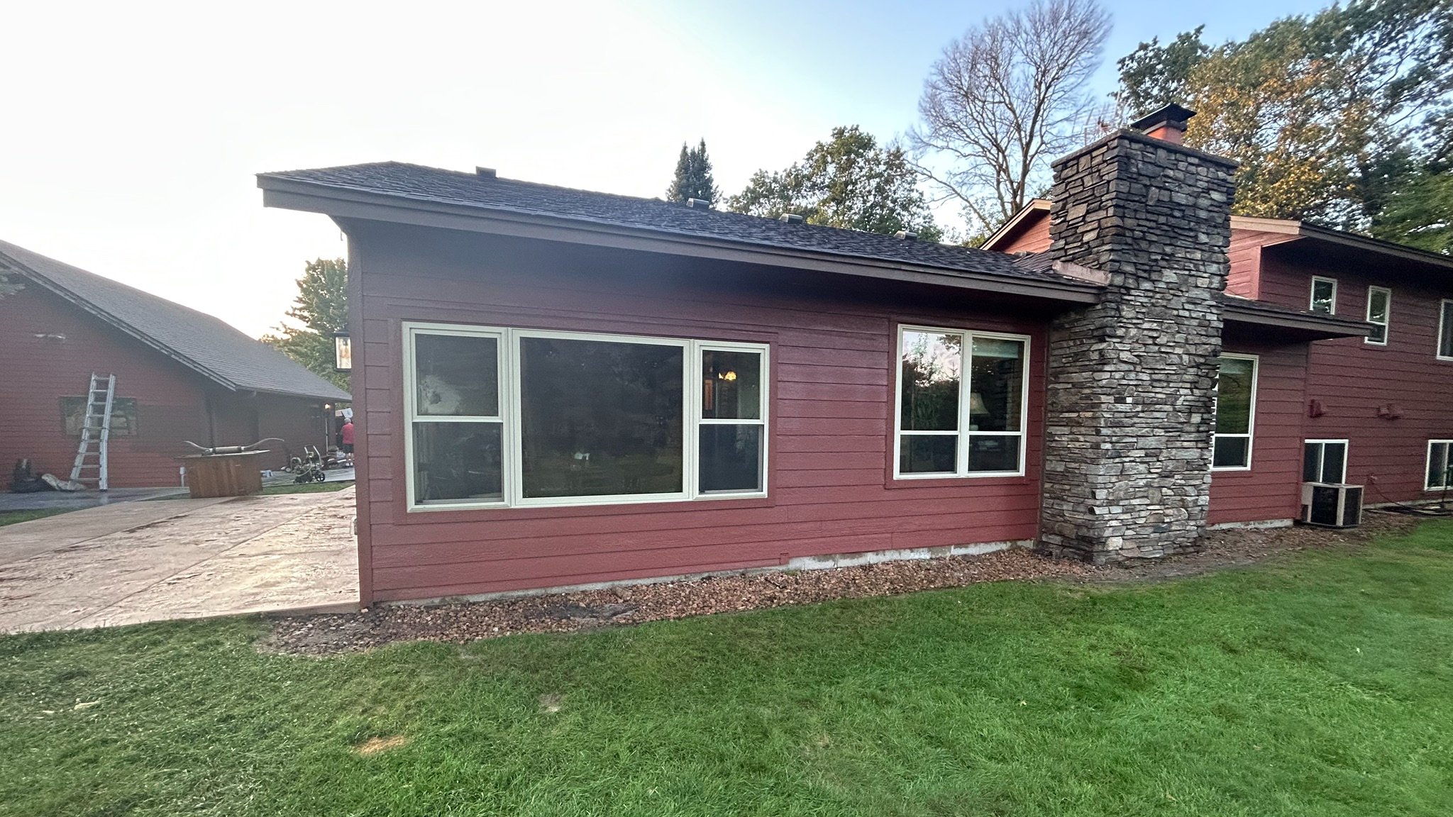 Photo of an in progress Lake Elmo, MN roof.